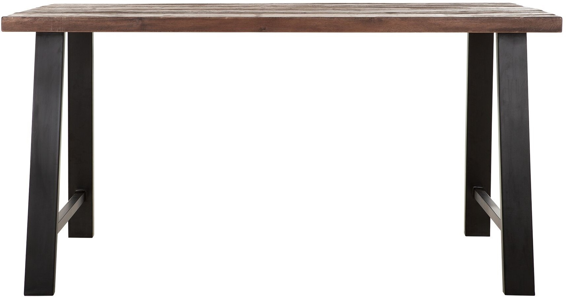 Der Esstisch Timber überzeugt mit seinem massivem aber auch modernem Design. Gefertigt wurde es aus verschiedenen Holzarten, welche einen natürlichen Farbton besitzen. Der Esstisch besitzt eine Länge von 150 cm.