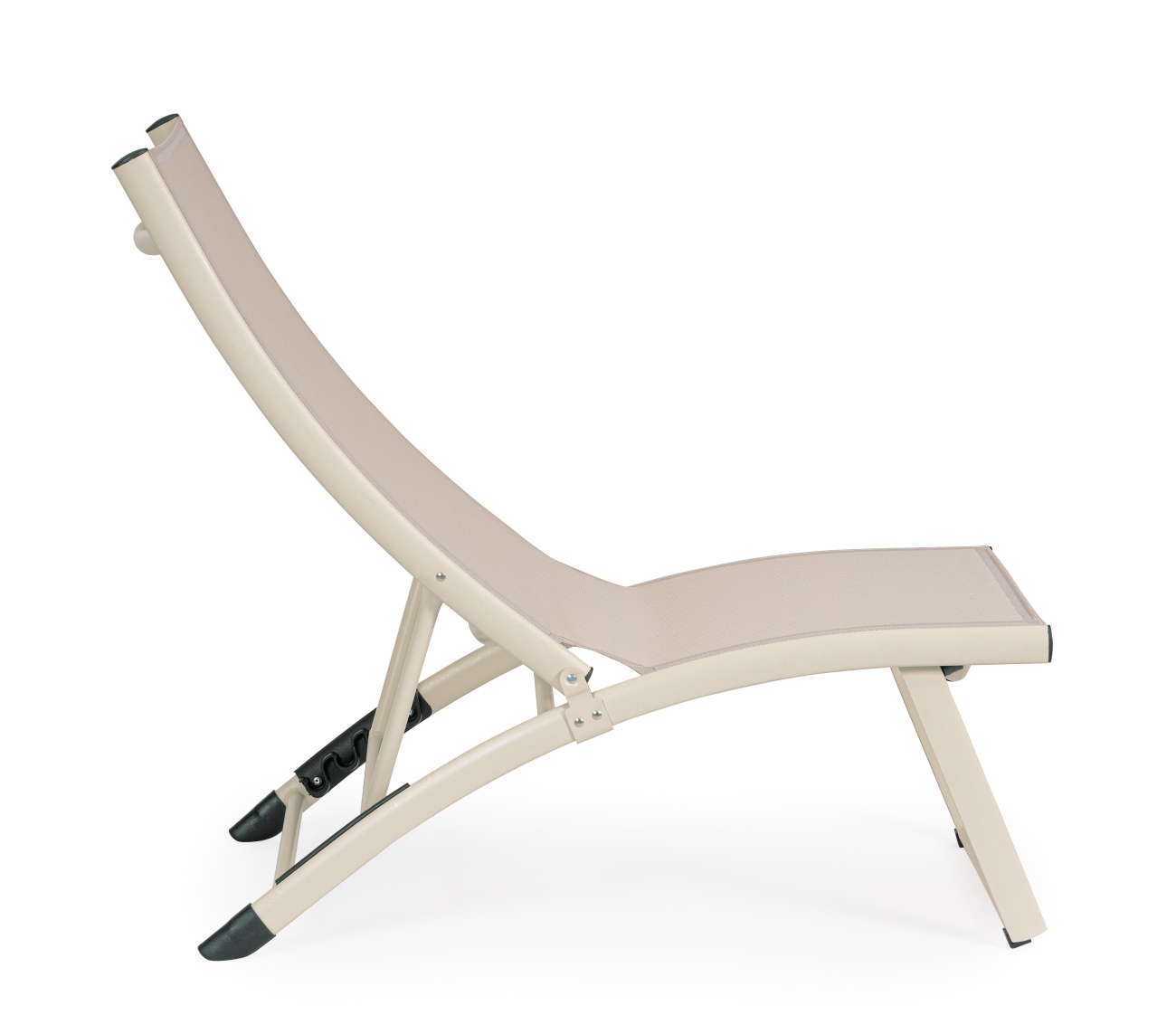 Loungesessel Taylor aus Aluminium, Whisper