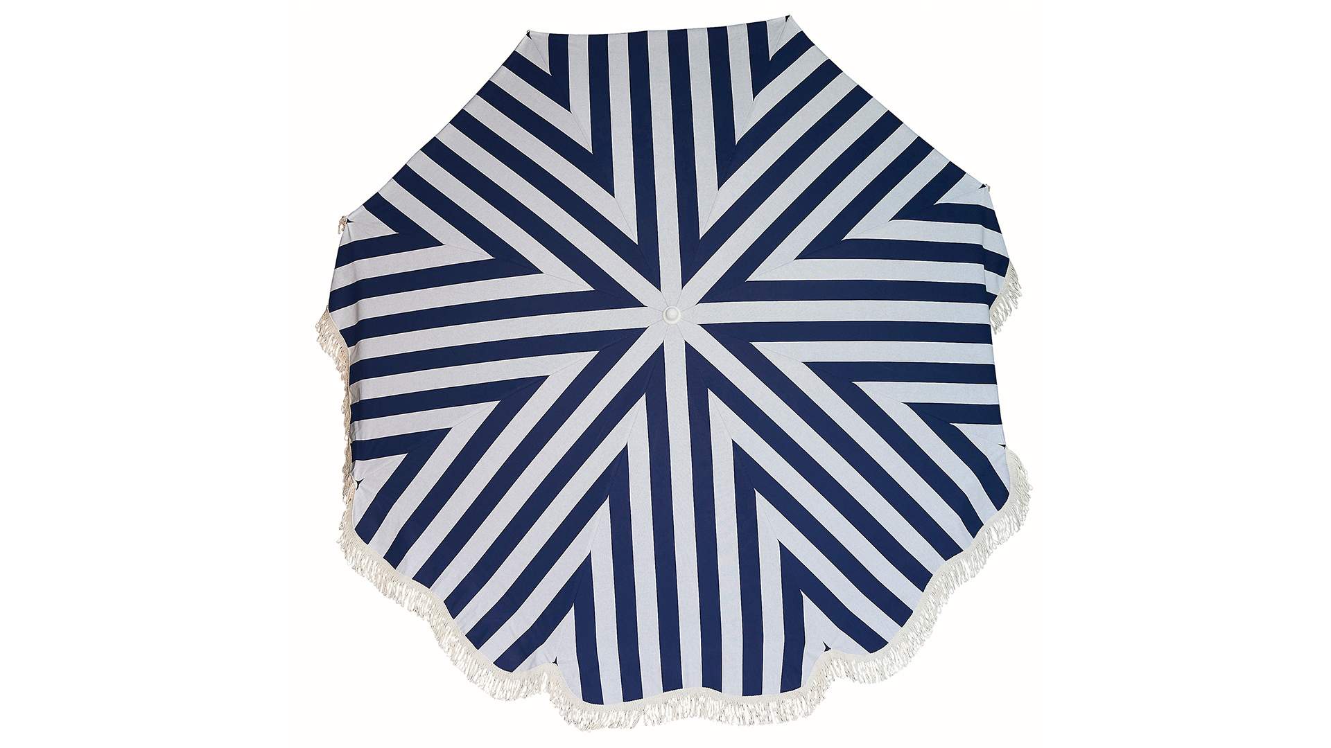 Sonnenschirm Retro, Weiß/Blau Sonnenschirm Retro, Weiß/Blau