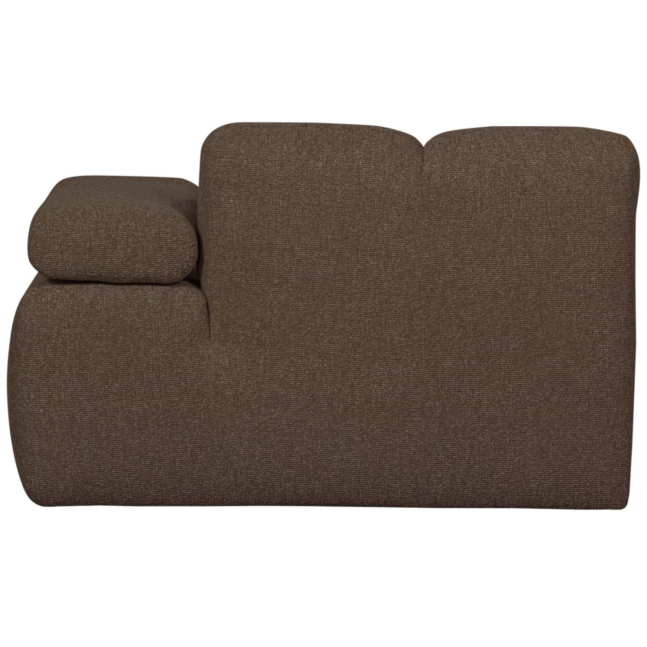 Modulsofa Mojo Boucle Chaiselongue-Rechts, Braun