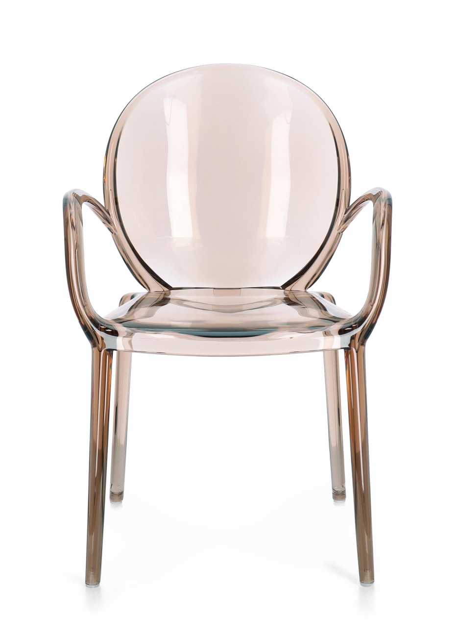 Gartenstuhl Camilla 4er-Set mit Armlehne, Coffee