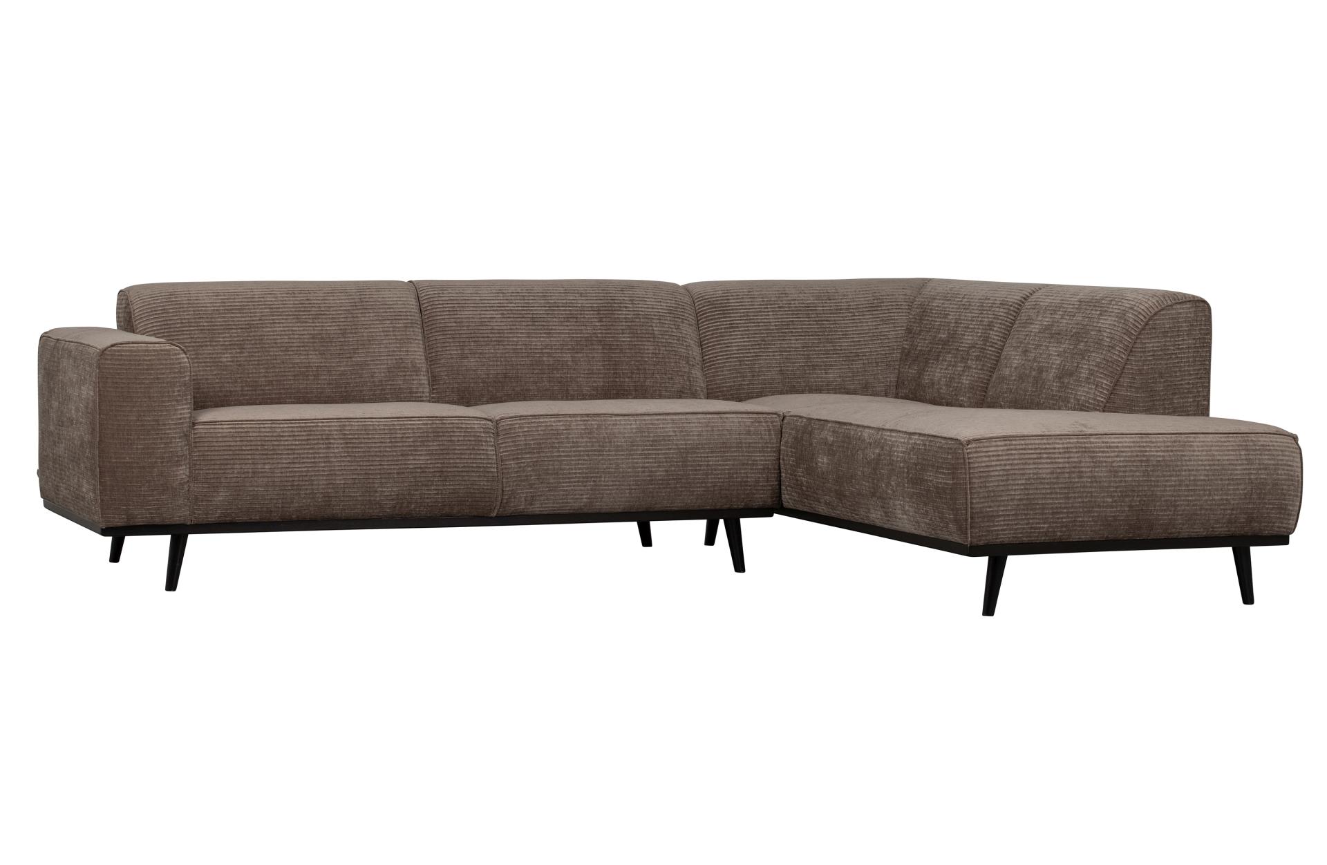 Ecksofa Statement aus gewebten Jacquard Rechts, Taupe Ecksofa Statement aus gewebten Jacquard Rechts, Taupe