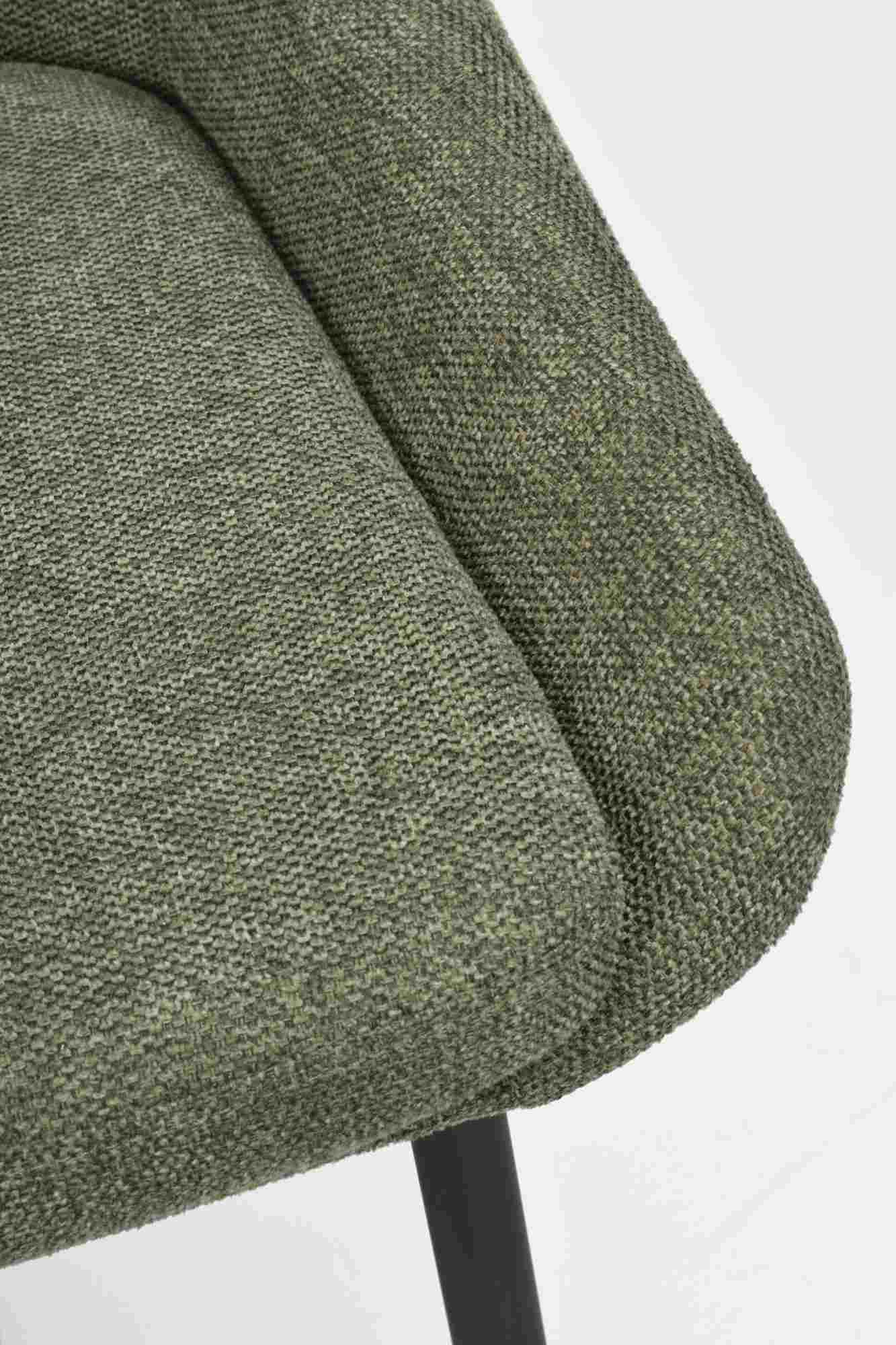 Edles Möbelstück: Stuhl Sierra Stoff 2er Set, Grün für stilvolle Einrichtung.