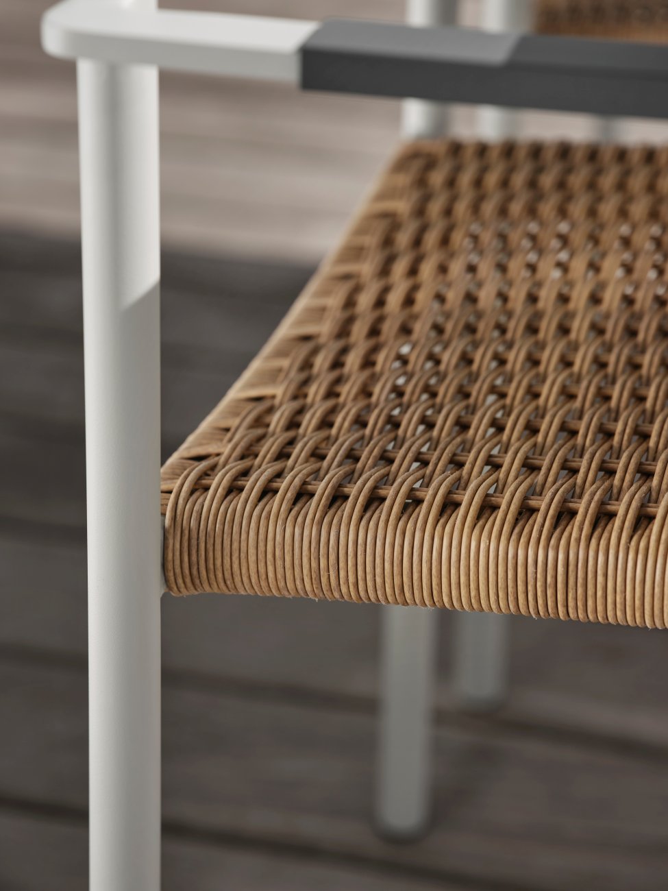 Gartenstuhl DK mit Armlehne, Hellgrau