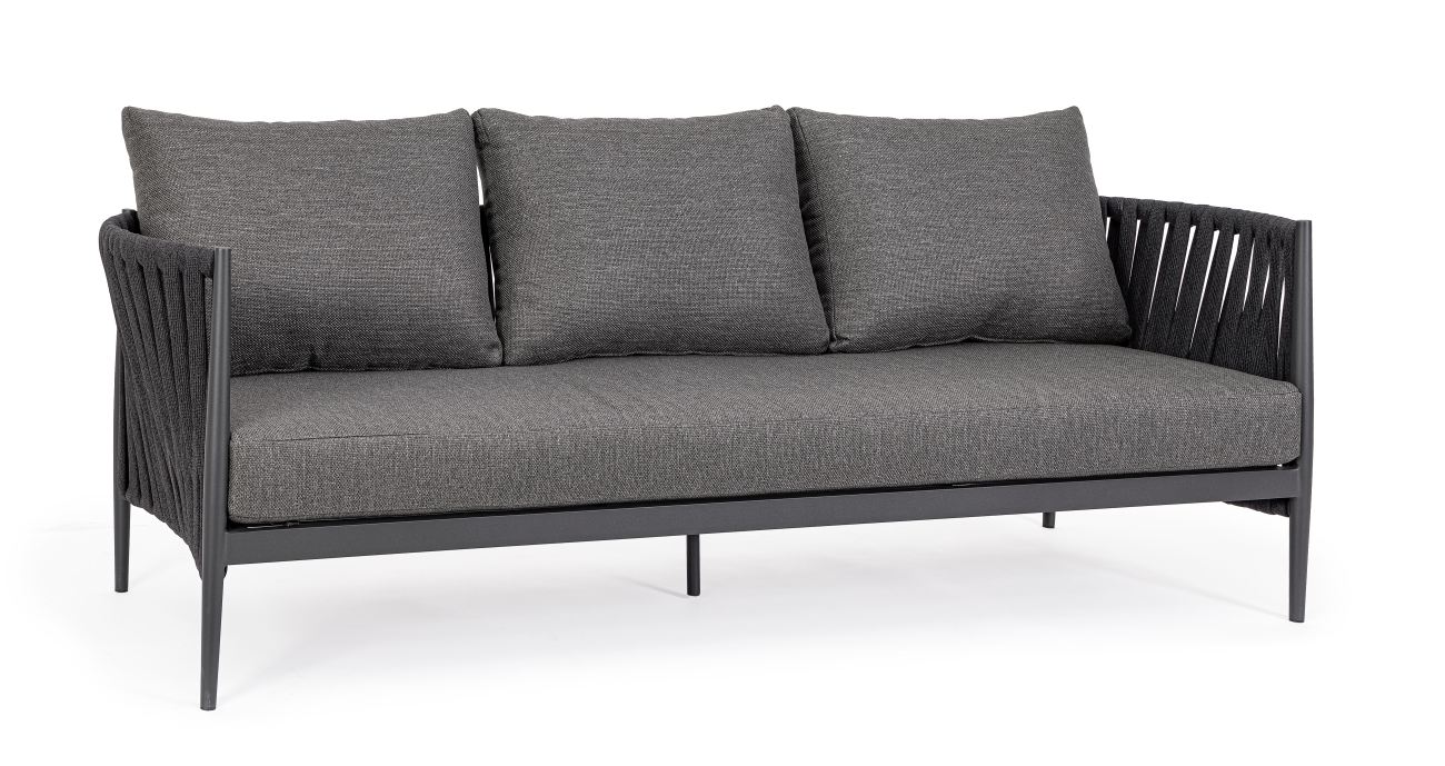 Gartensofa Jacinta aus Aluminium, Anthrazit Gartensofa Jacinta aus Aluminium, Anthrazit