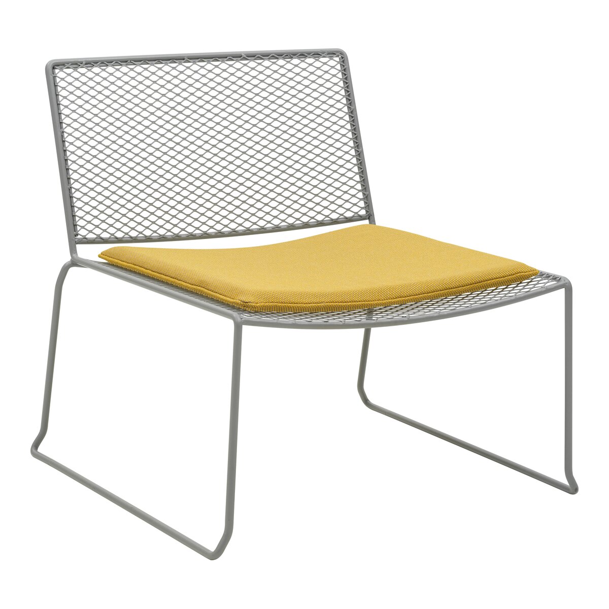Gartensessel Haru Slate Grey - Metall, Stapelbar