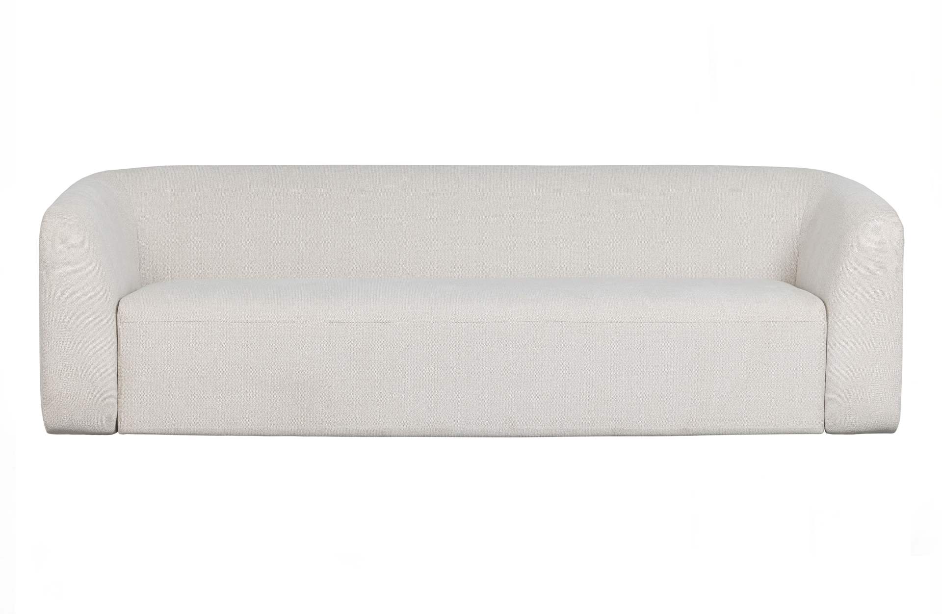 Das 3-Sitzer Sofa Sloping überzeugt mit seinem modernen Design. Gefertigt wurde es aus Kunststofffasern, welche einen einen weißen Farbton besitzen. Das Sofa hat eine Breite von 240 cm und eine Sitzhöhe von 43 cm.