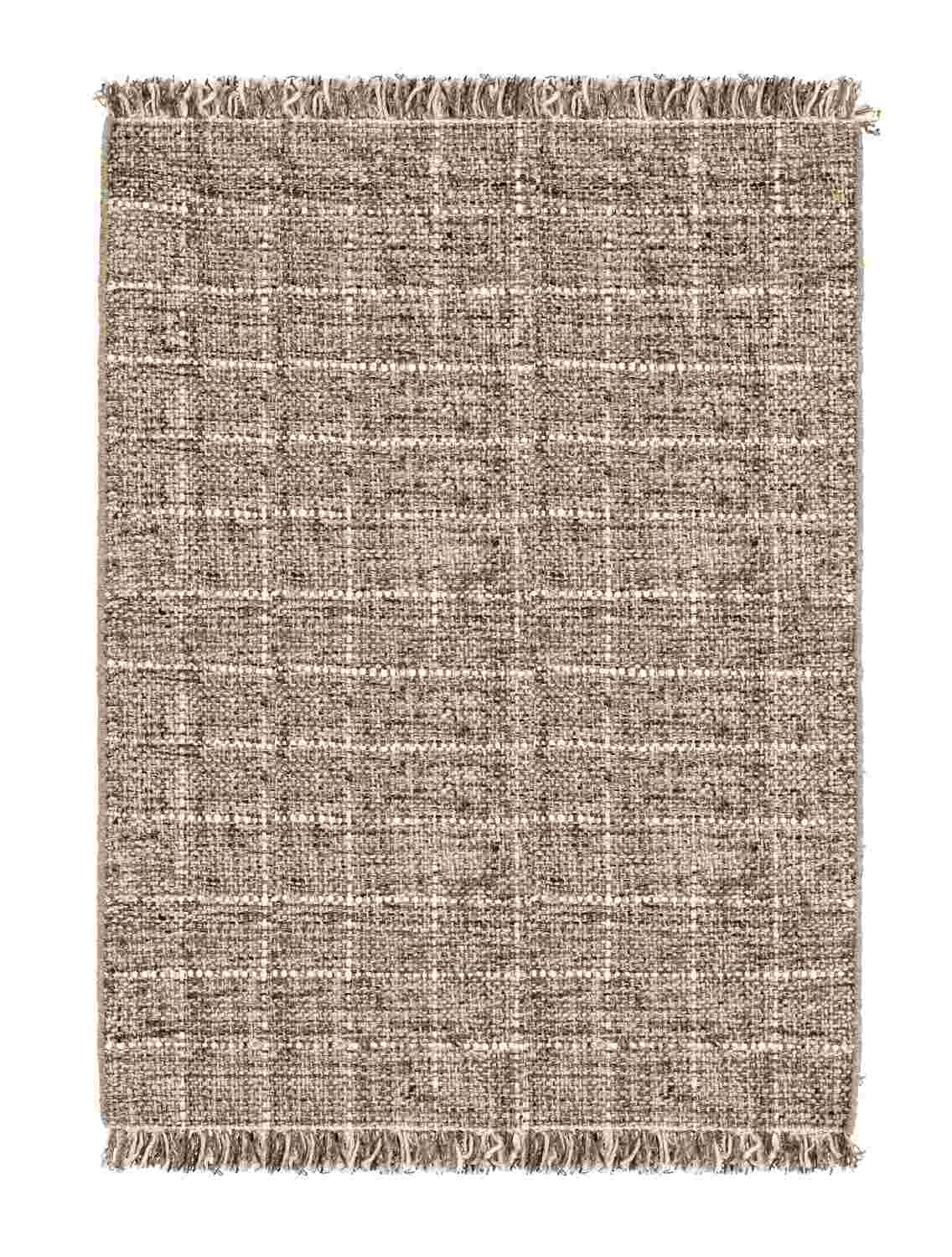 Der Teppich Senuri überzeugt mit seinem klassischen Design. Gefertigt wurde die Vorderseite aus 70% Polyester und 30% Wolle, die Rückseite ist aus Baumwolle. Der Teppich besitzt eine braunen Farbton und die Maße von 140x200 cm.