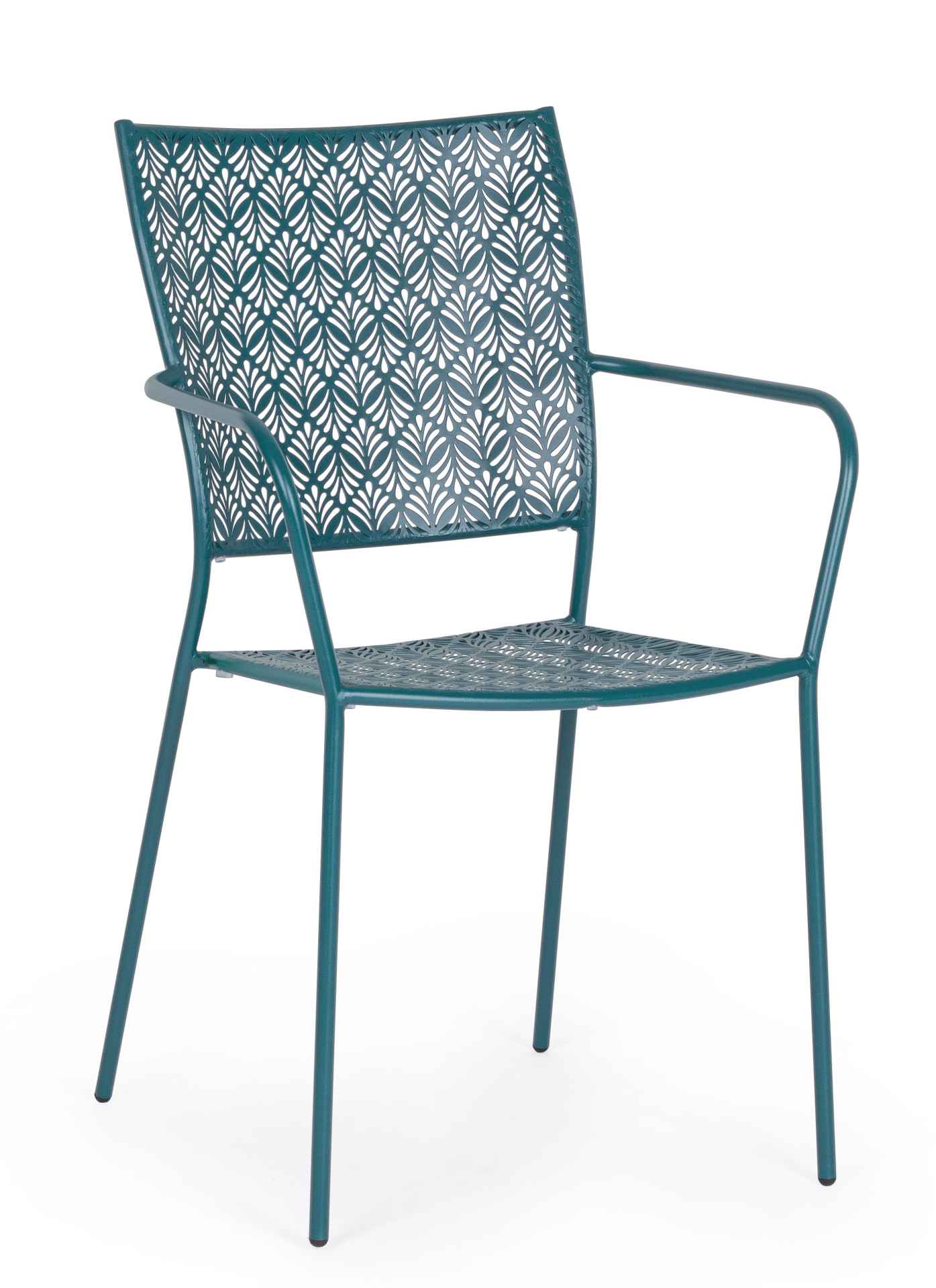 Gartenstuhl Lizette aus Metall, Ocean Blau F1014896
