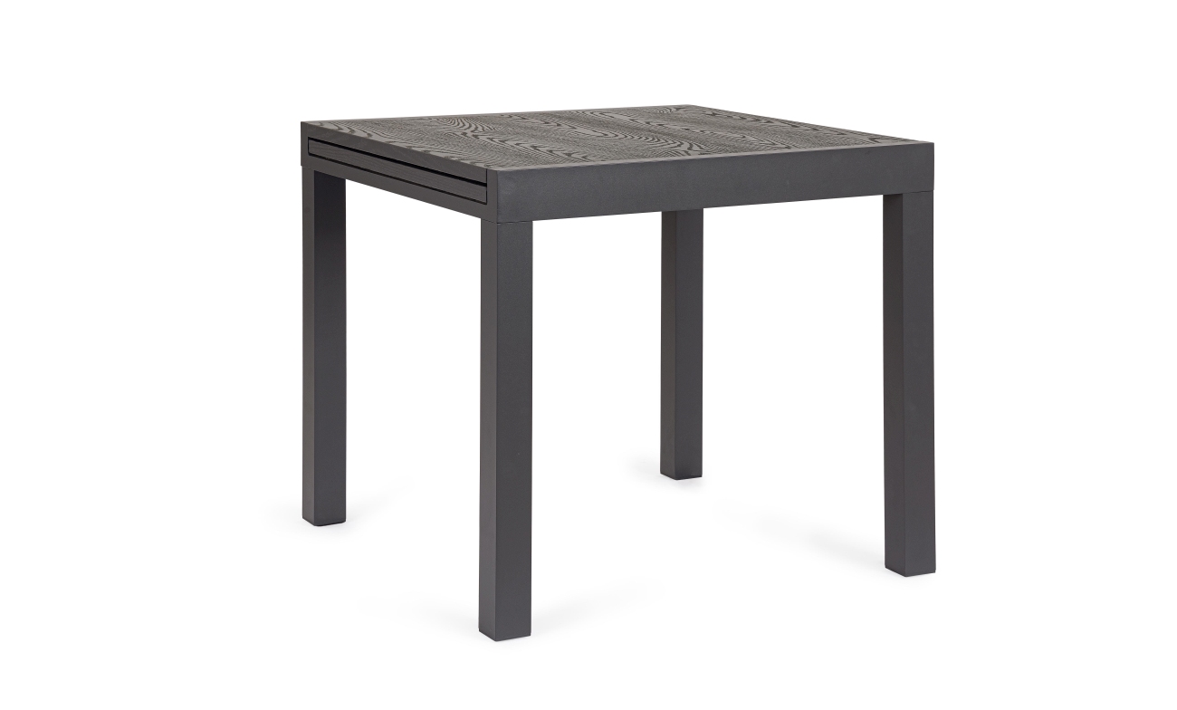 Gartenesstisch Cliv Ausziehbar 80-160x80 cm, Anthrazit Gartenesstisch Cliv Ausziehbar 80-160x80 cm, Anthrazit