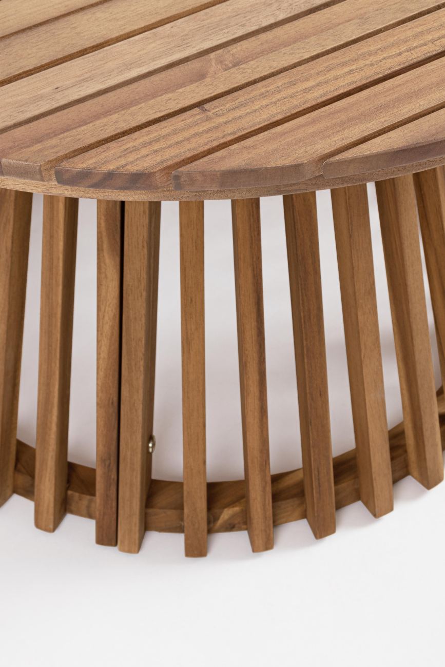 Gartencouchtisch Rodano aus Akazienholz, Ø 70 cm