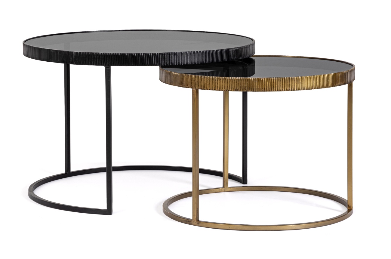 Couchtisch Yamir 2er-Set aus Metall Couchtisch Yamir 2er-Set aus Metall