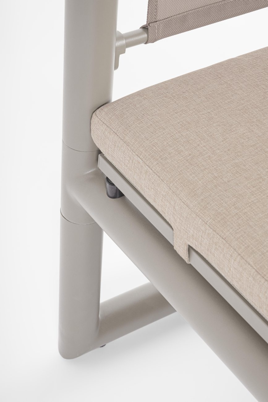 Gartendaybed Konnor aus Aluminium, Rastin