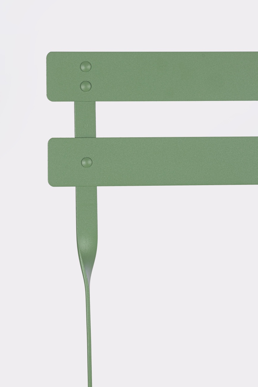 Garten-Set Austin, Stühle & Tisch, Grün