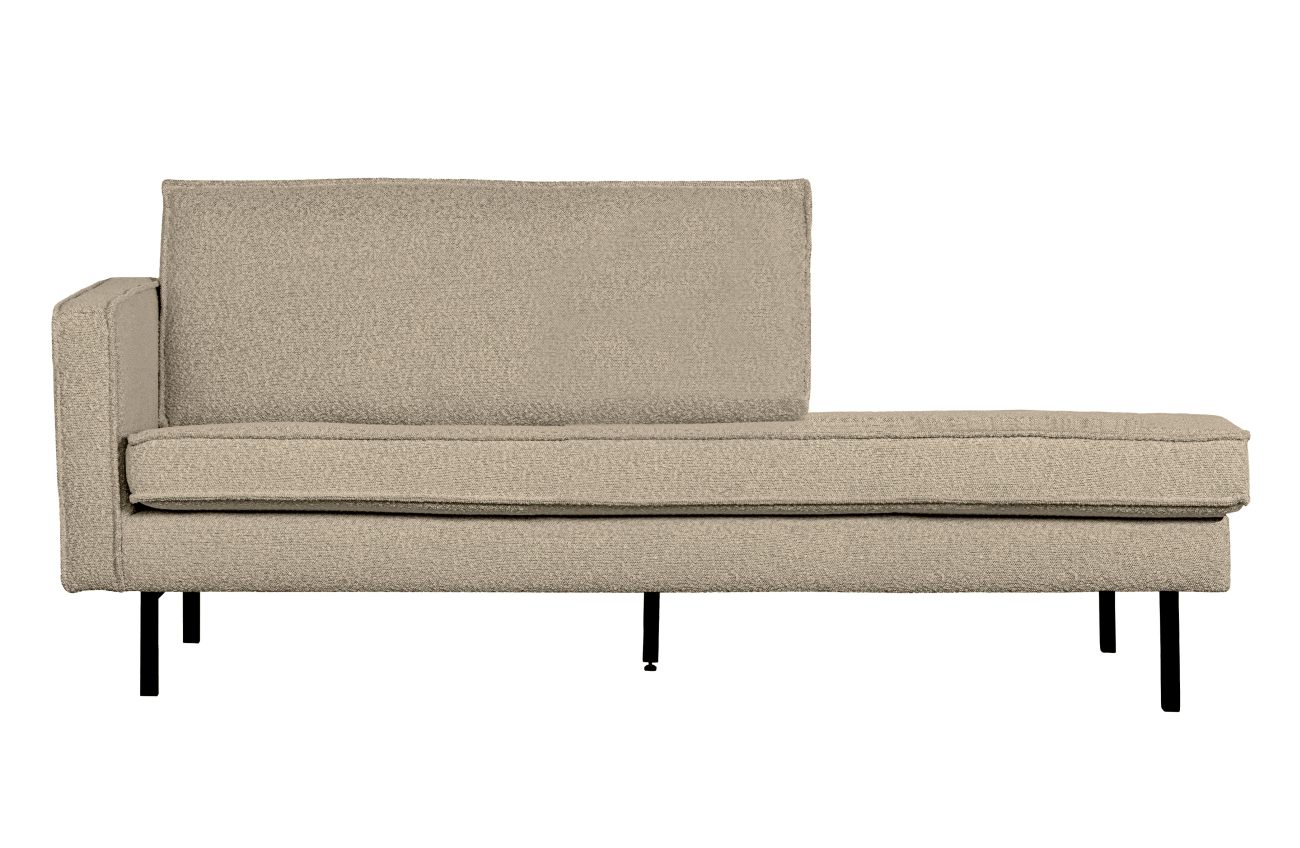 Daybed Rodeo aus Boucle-Stoff Links, Beige Daybed Rodeo aus Boucle-Stoff Links, Beige