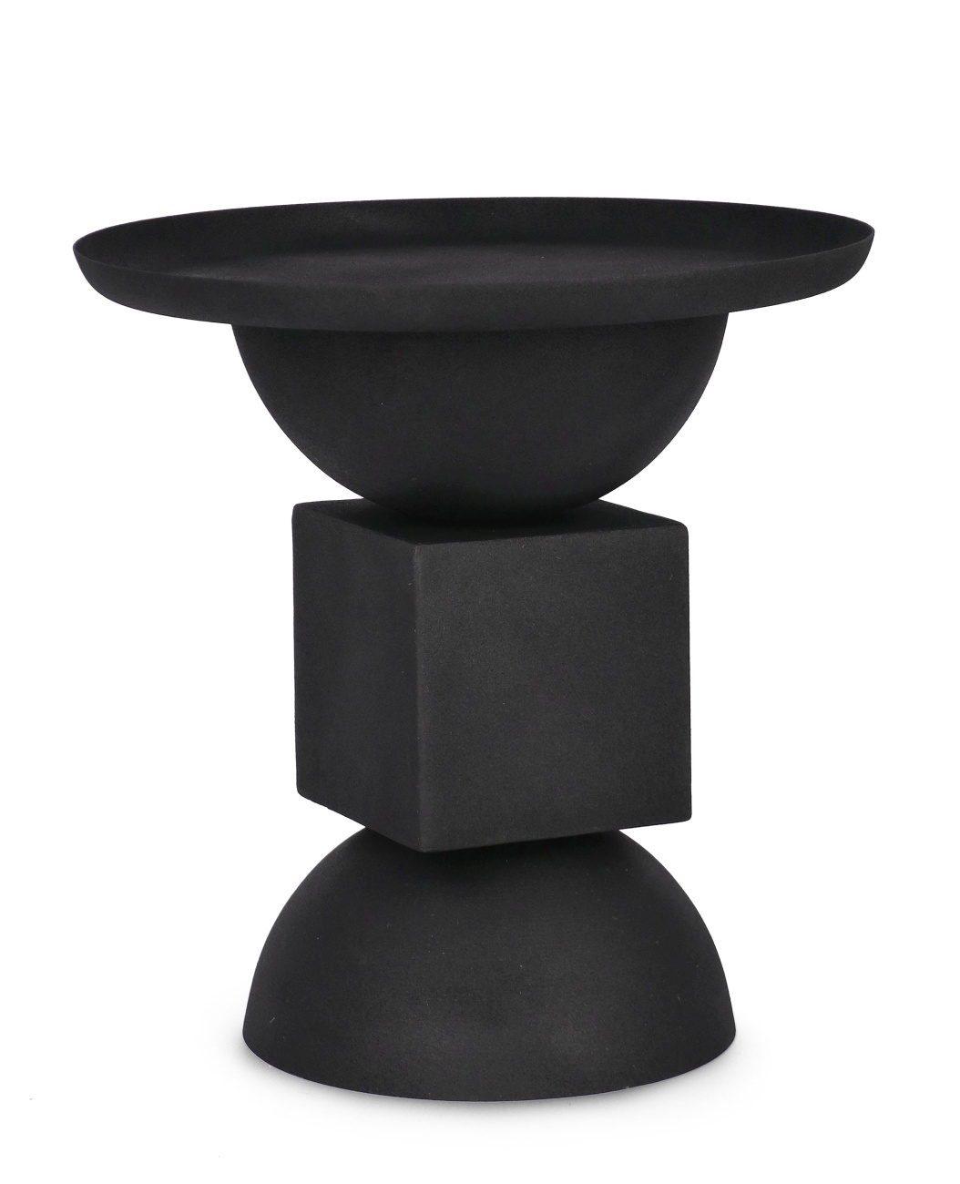 Beistelltisch Alka aus Metall, Schwarz