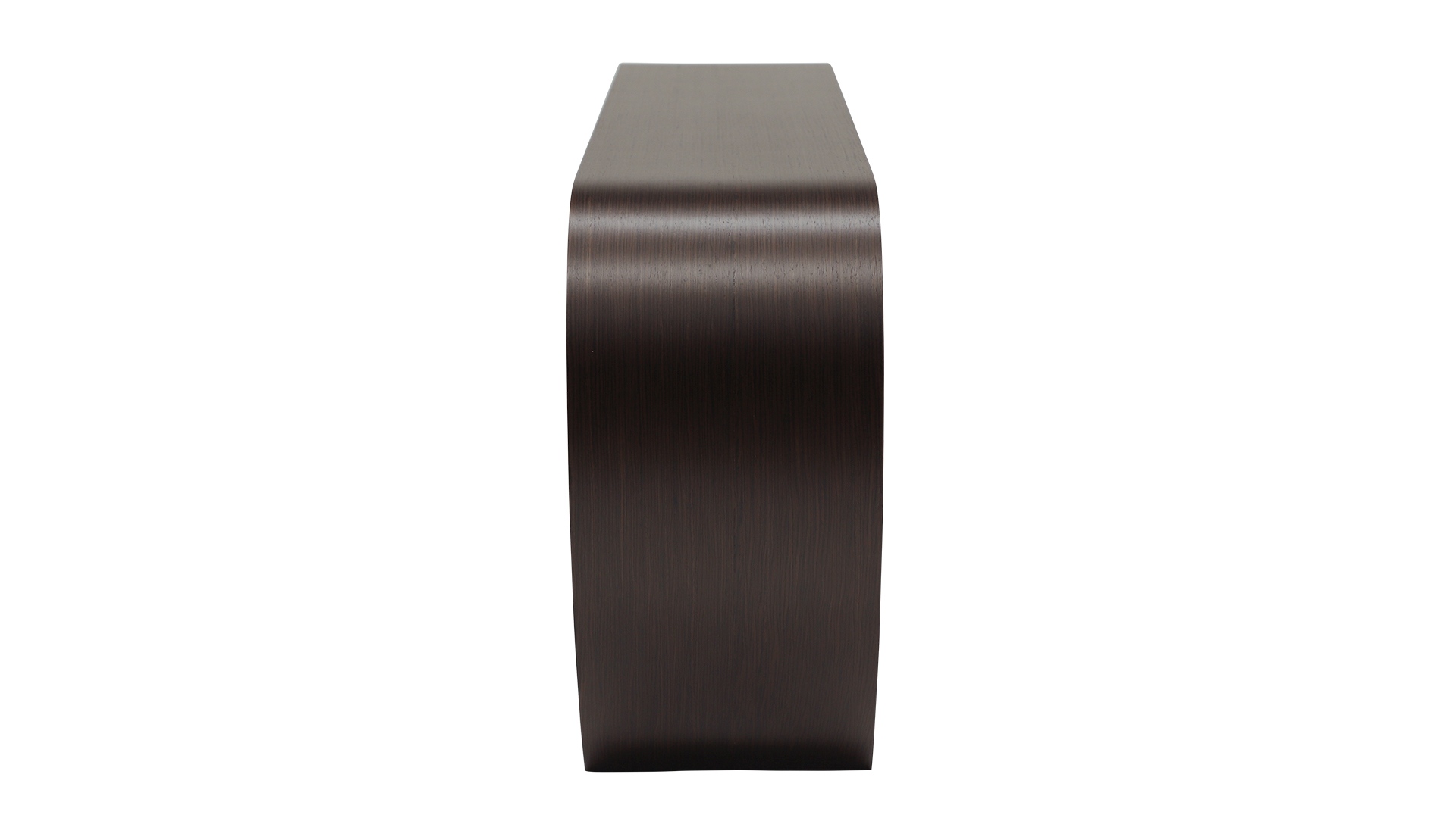Das Sideboard Sidebow überzeugt mit seiner besonderen Form. Gefertigt wurde das Sideboard aus Echtholzfurnier. Die Farbe ist Wenge. Es ist ein Produkt der Marke Jan Kurtz und hat eine Breite von 168 cm.
