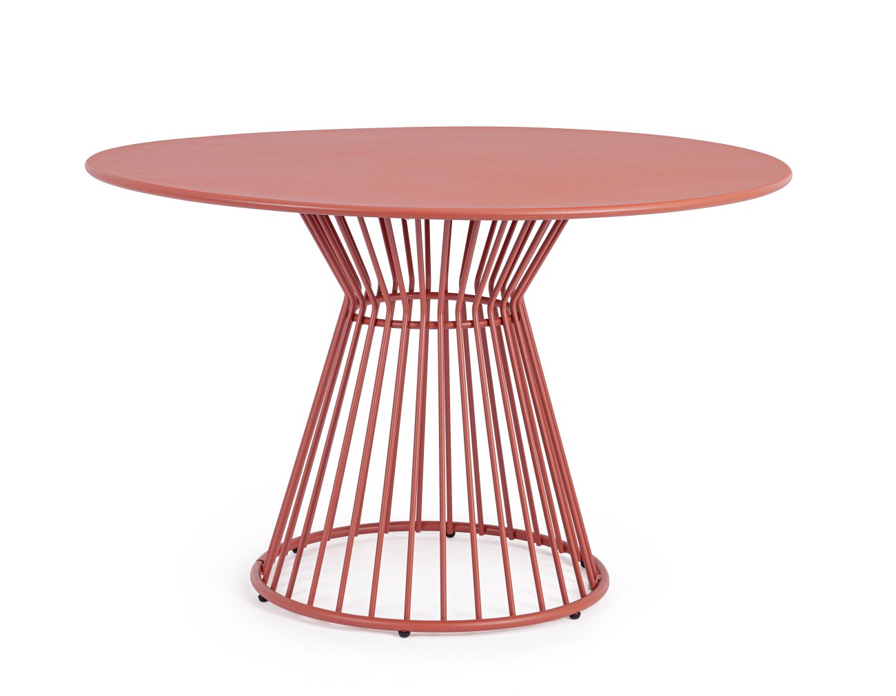Gartentisch Austin aus Metall Ø 120 cm, Terrakotta Gartentisch Austin aus Metall Ø 120 cm, Terrakotta