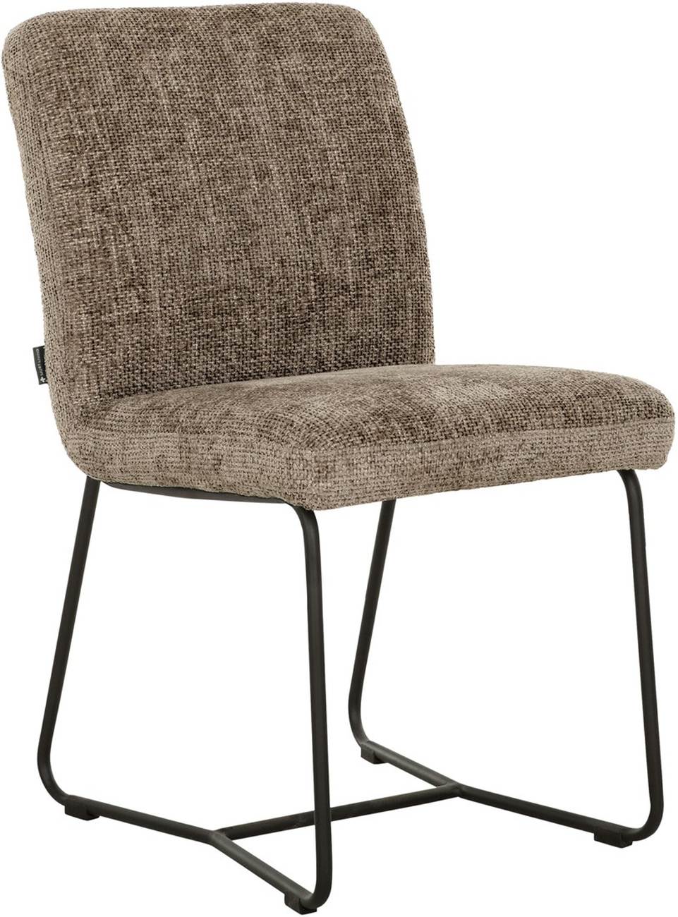 Esszimmerstuhl Zola aus Stoff, Braun Esszimmerstuhl Zola aus Stoff, Braun