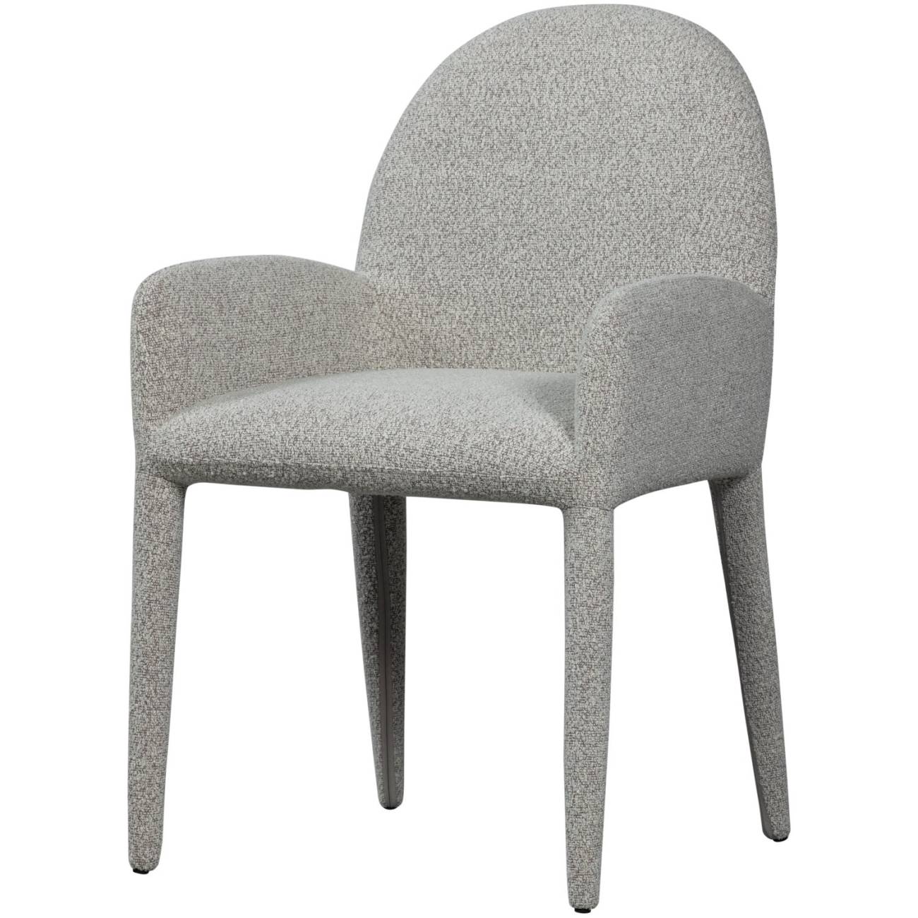 Esszimmerstuhl Elegance aus Boucle-Stoff, Grau Esszimmerstuhl Elegance aus Boucle-Stoff, Grau
