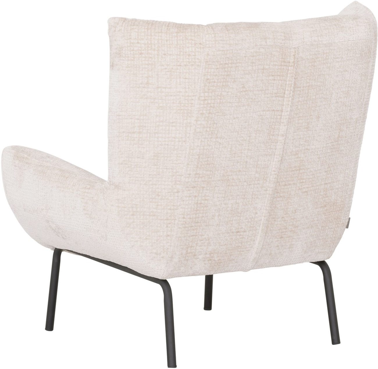 Der Sessel Astro überzeugt mit seinem modernen Design. Gefertigt wurde er aus Stoff, welcher einen natürlichen Farbton besitzt. Das Gestell ist aus Metall und hat eine schwarze Farbe. Der Sessel besitzt eine Größe von 97x92x96 cm.
