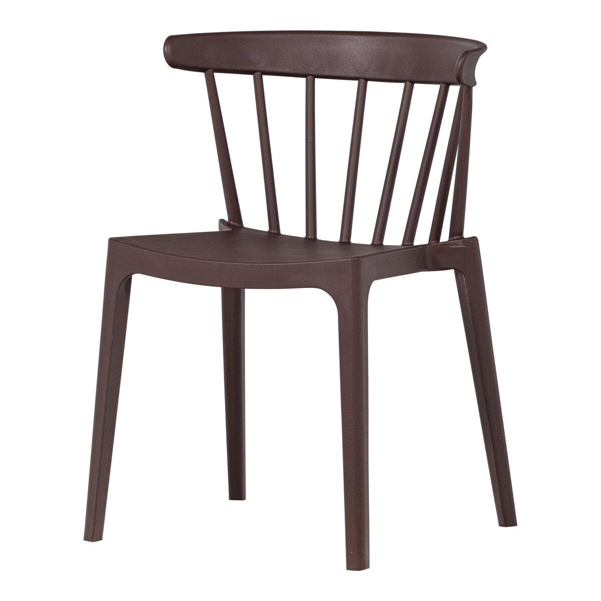 2er-Set Gartenstuhl Bliss - Kunststoff Lila / Braun