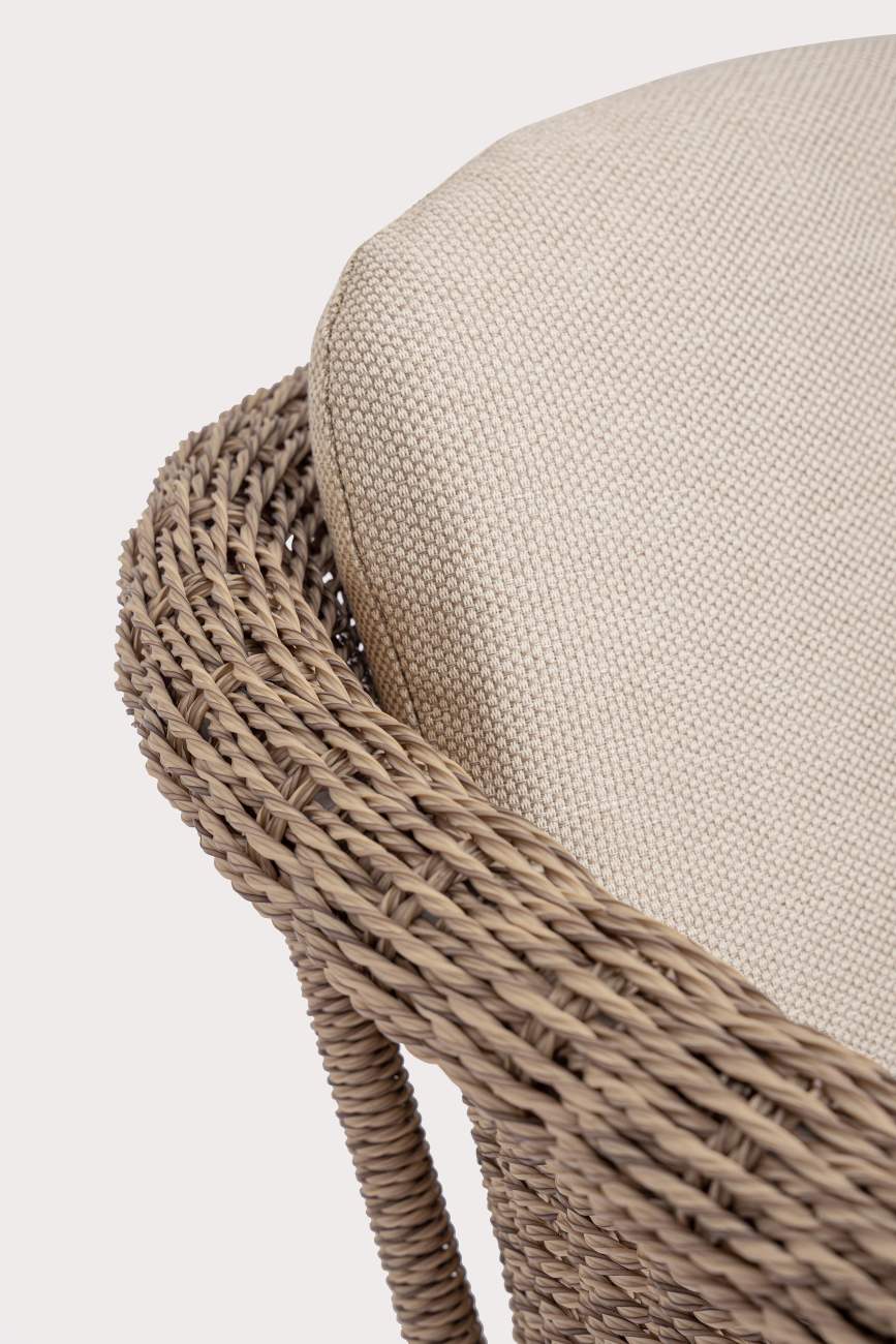 Gartenstuhl Oceana aus Aluminium, Natur