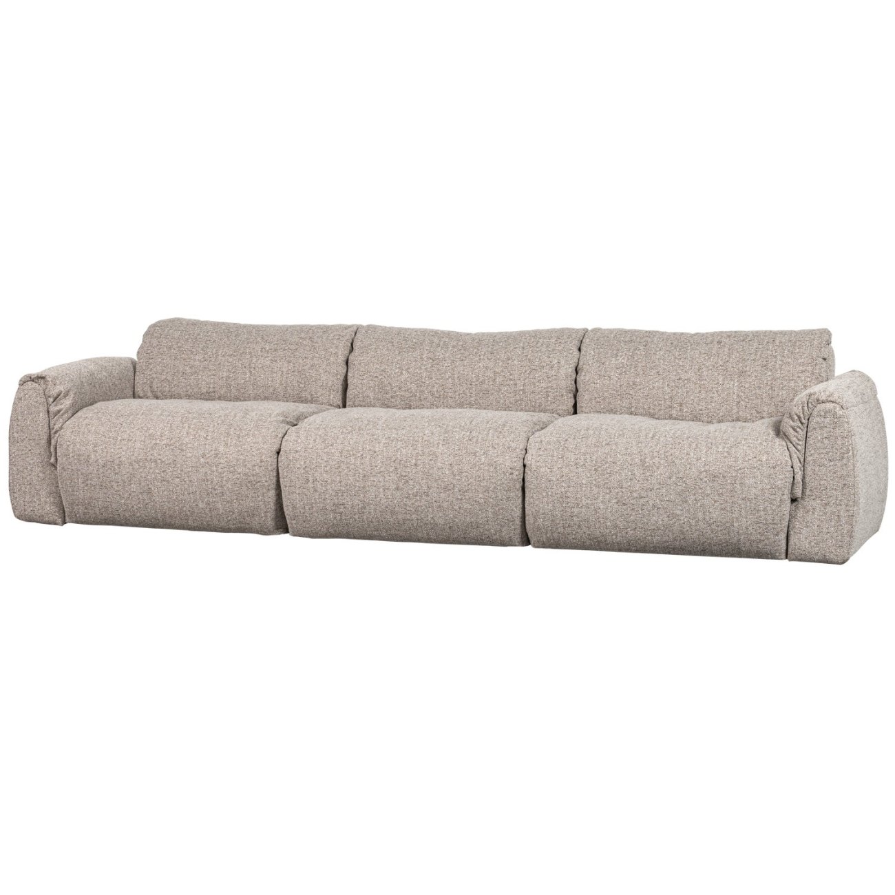 Sofa Baggy 3-Sitzer aus Melange-Stoff, Natur Sofa Baggy 3-Sitzer aus Melange-Stoff, Natur