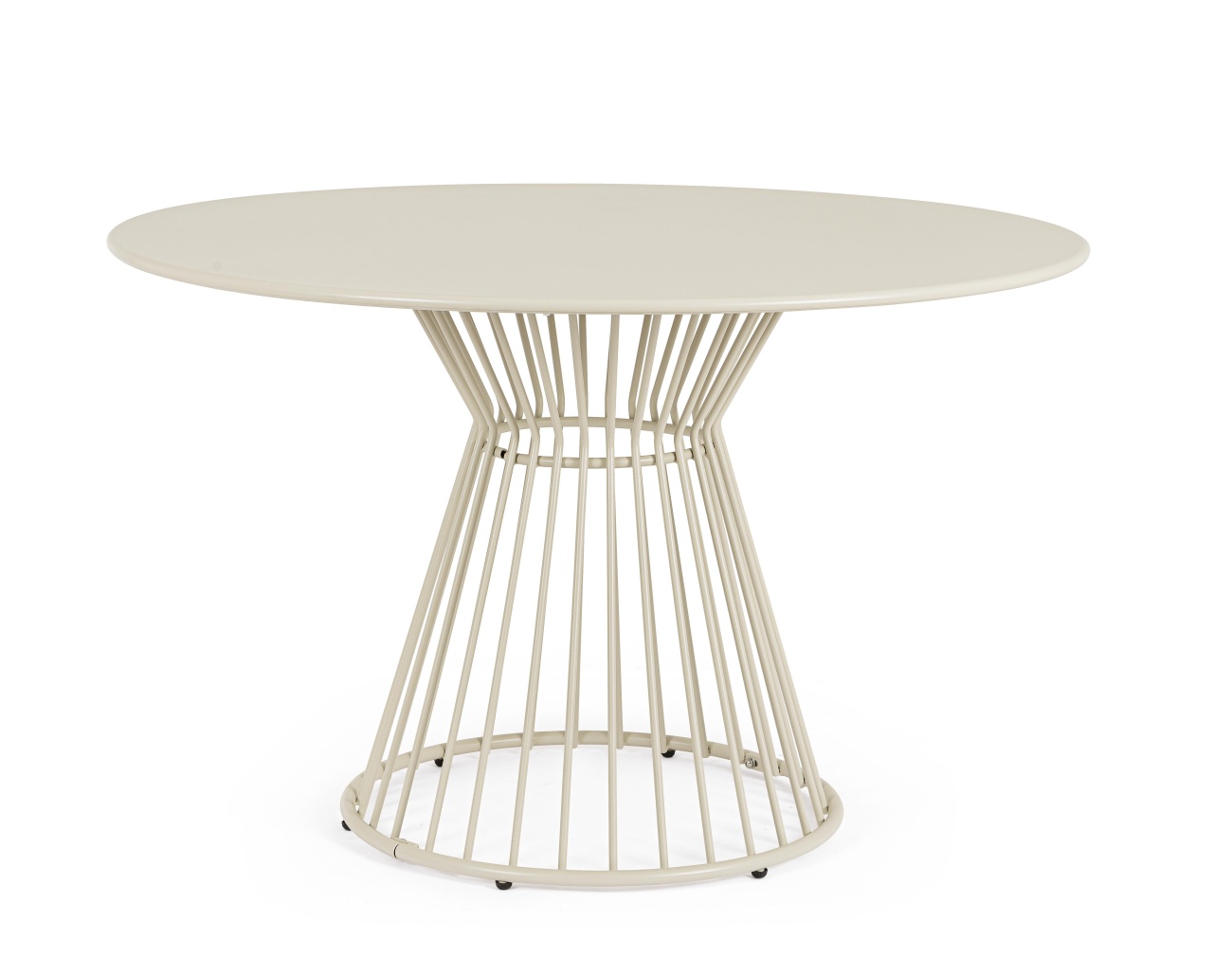 Gartentisch Austin aus Metall Ø 120 cm, Gips Gartentisch Austin aus Metall Ø 120 cm, Gips