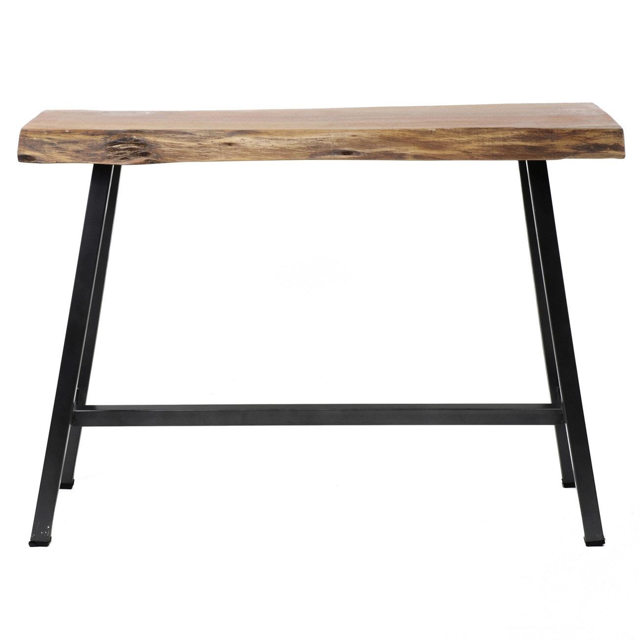 Bartisch Stammbaz - Akazienholz massiv Narur, 125 x 46 cm