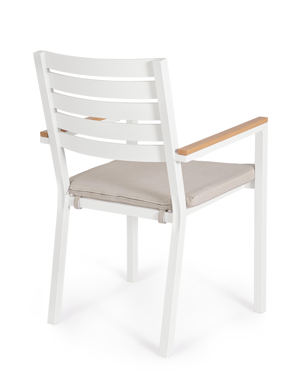 Gartenstuhl Henna aus Aluminium, Weiß