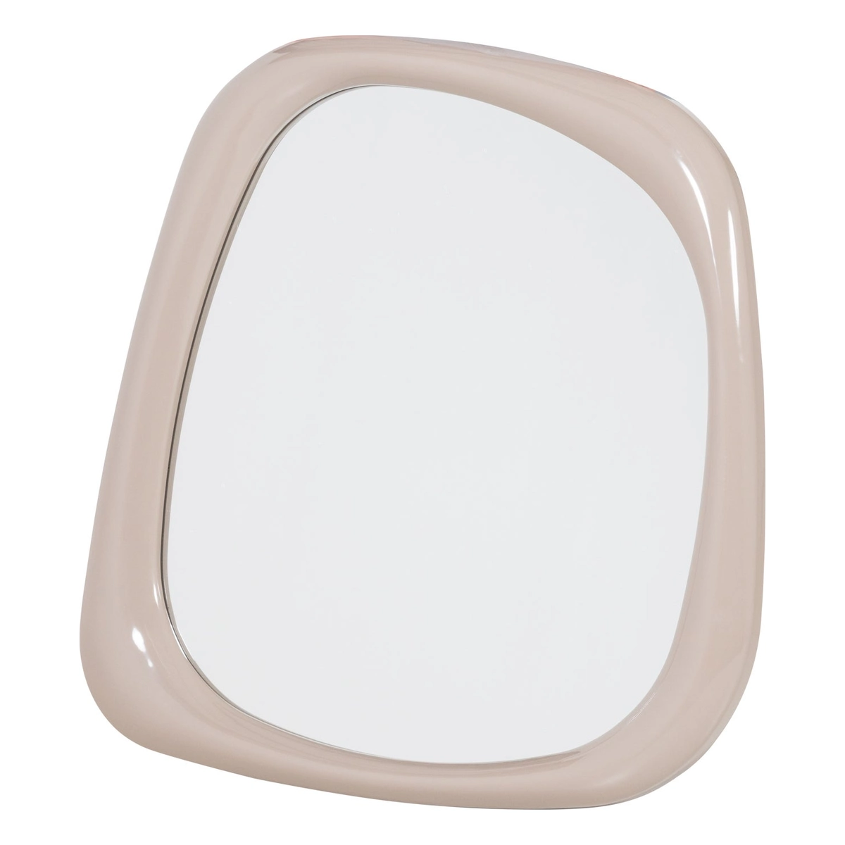 Spiegel Norea - Hochglanz Sand, 90 x 90 cm