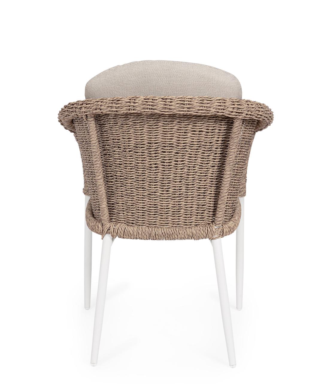 Gartenstuhl Oceana aus Aluminium, Natur