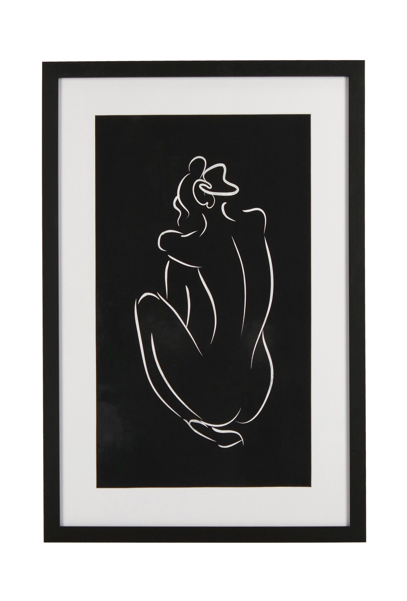 Das Bild Black and White überzeugt mit ihrem klassischen Design. Das Bild verfügt über einen Druck auf Papier. Das Gestell und Rahmen sind aus MDF. Die Maße sind 40x60 cm.