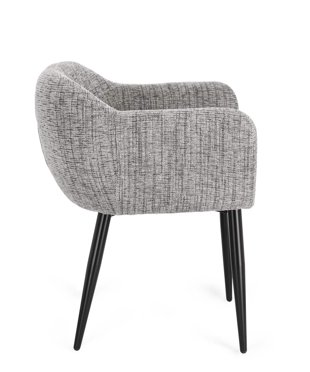 Esszimmerstuhl Kati mit Armlehne, Grau