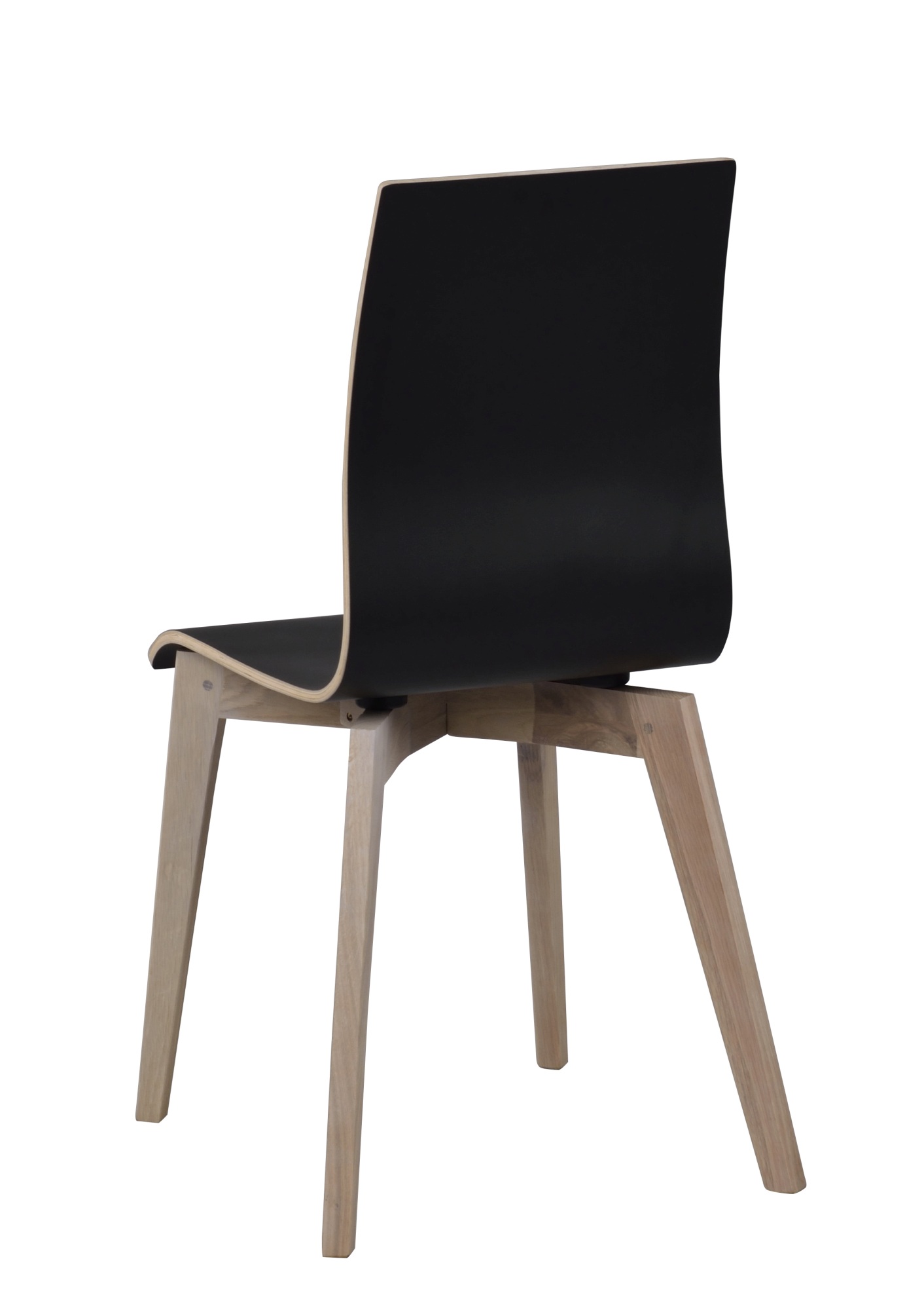 Machen Sie Ihr Zuhause komplett mit Stuhl Gracy 2er Set, Schwarz / Whitewash.