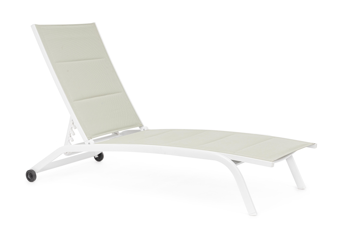 Sonnenliege Cleopass aus Aluminium mit Rolle, Lagun Sonnenliege Cleopass 2er-Set aus Aluminium, Lagun