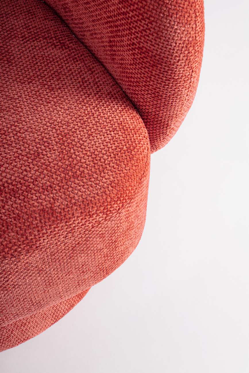 Sessel Julienne aus Stoff, Cherry