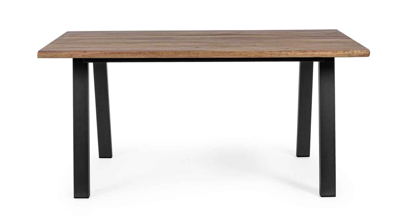 Gartentisch Oslo, Tischplatte Akazie, 160x90 cm, Anthrazit