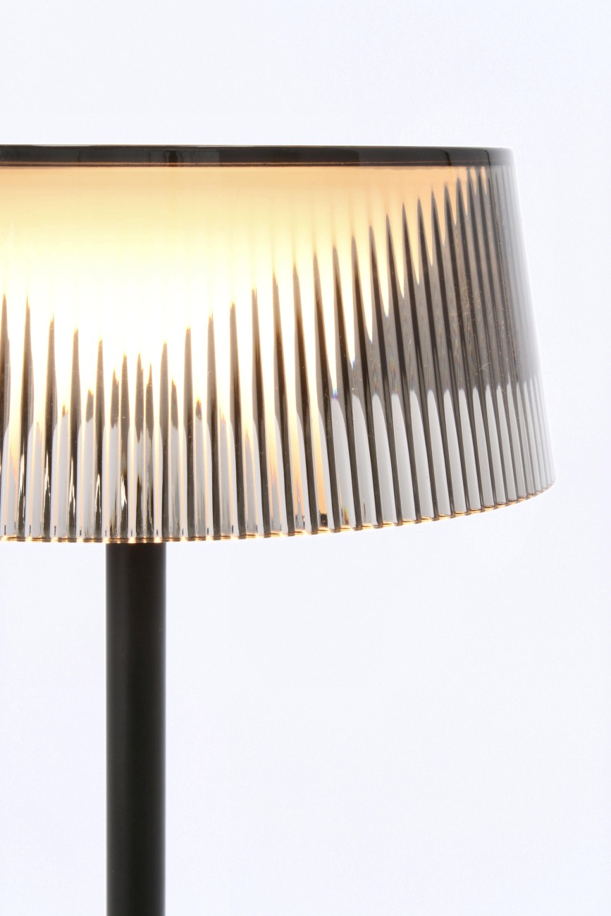 Gartentischleuchte Caral mit LED, Schwarz