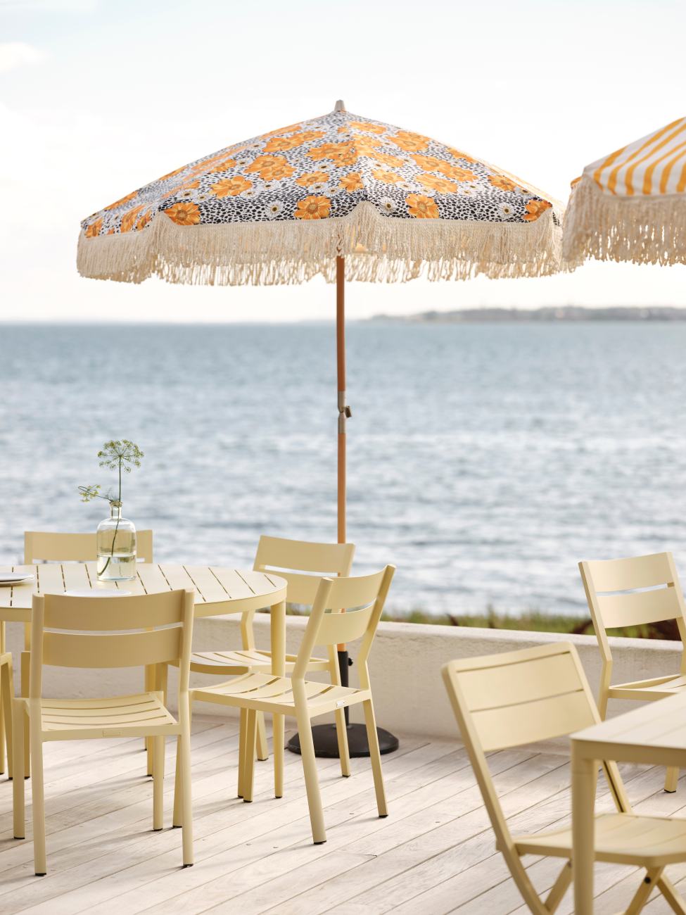 Gartenstuhl Delia aus Aluminium, Lemon