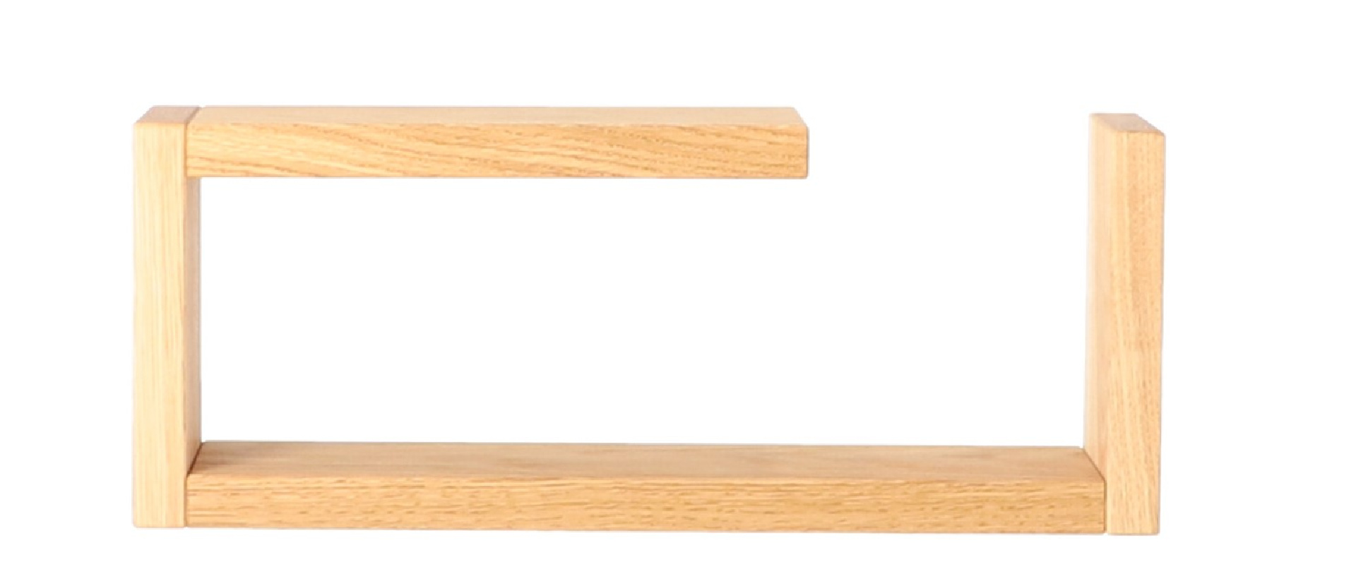 Wandregal Lilian Eiche Jan Kurtz Regal Lilian Eiche massiv, Klein