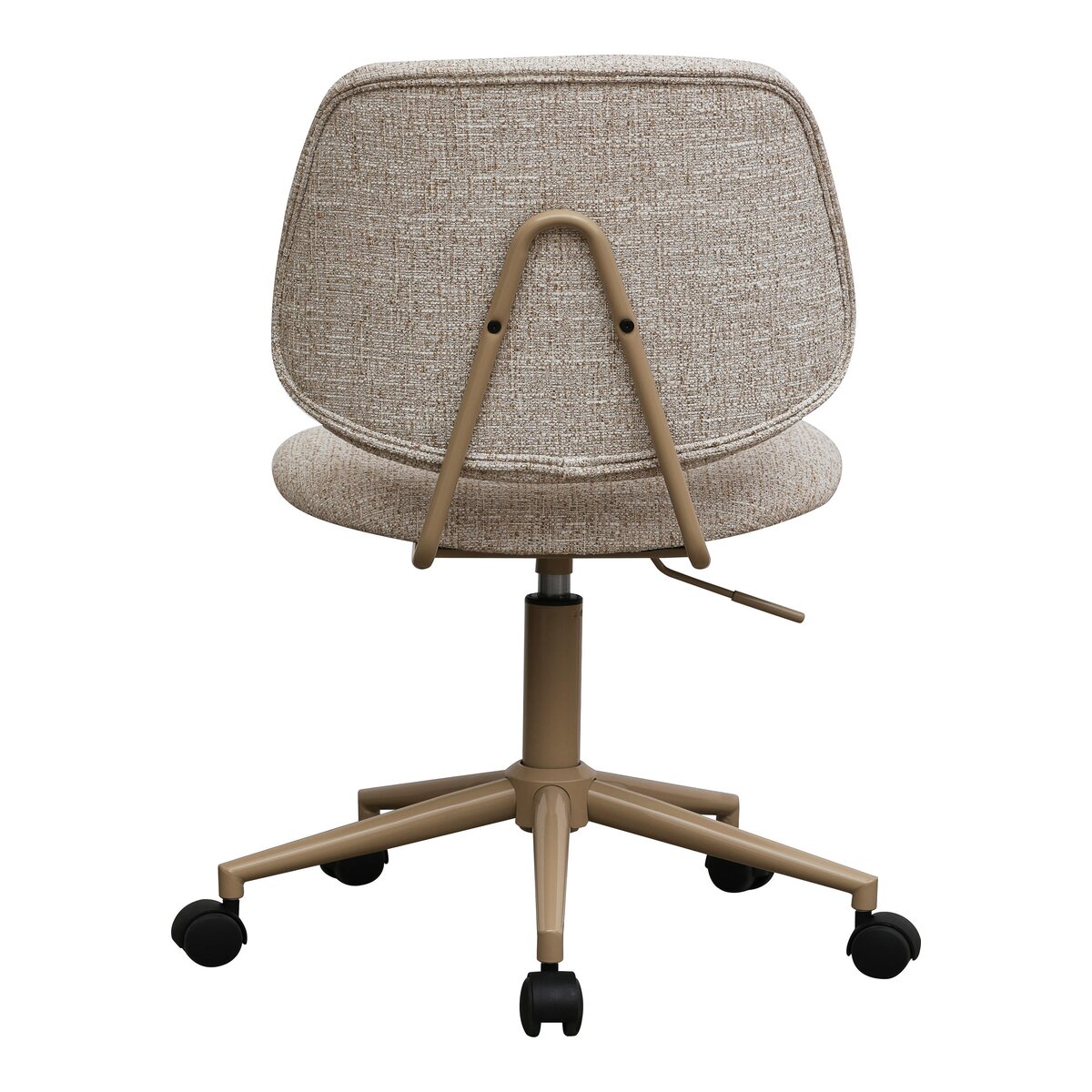 Bürostuhl Otal aus Boucle - Drehbar, Höhenverstellbar, Neigbar, Beige