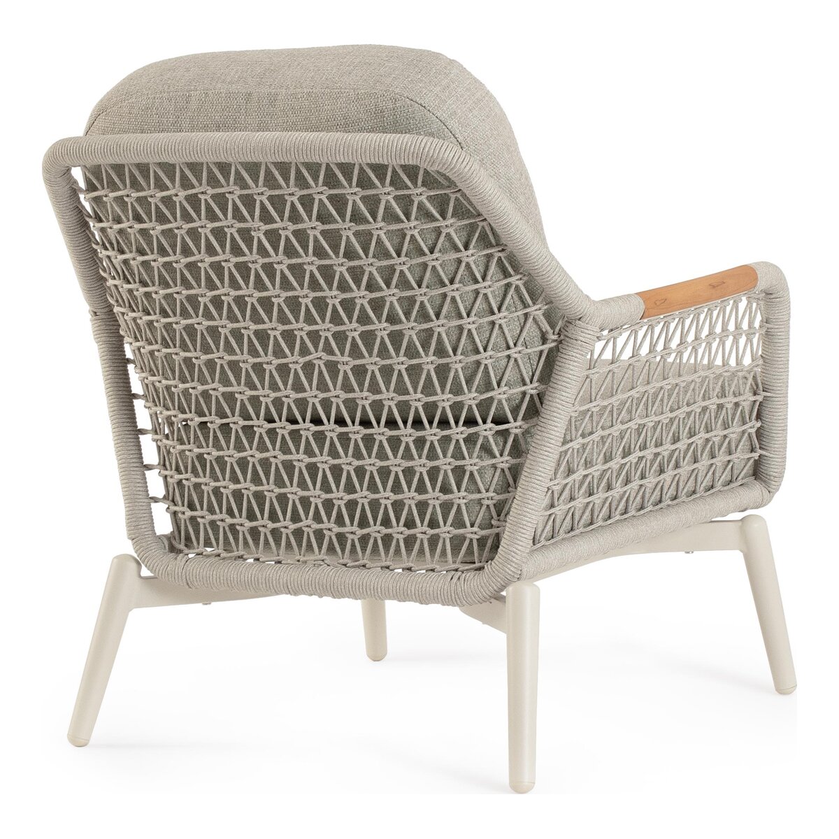 Gartensessel Eulero - Aluminium & Olefin-Geflecht, Pelikan