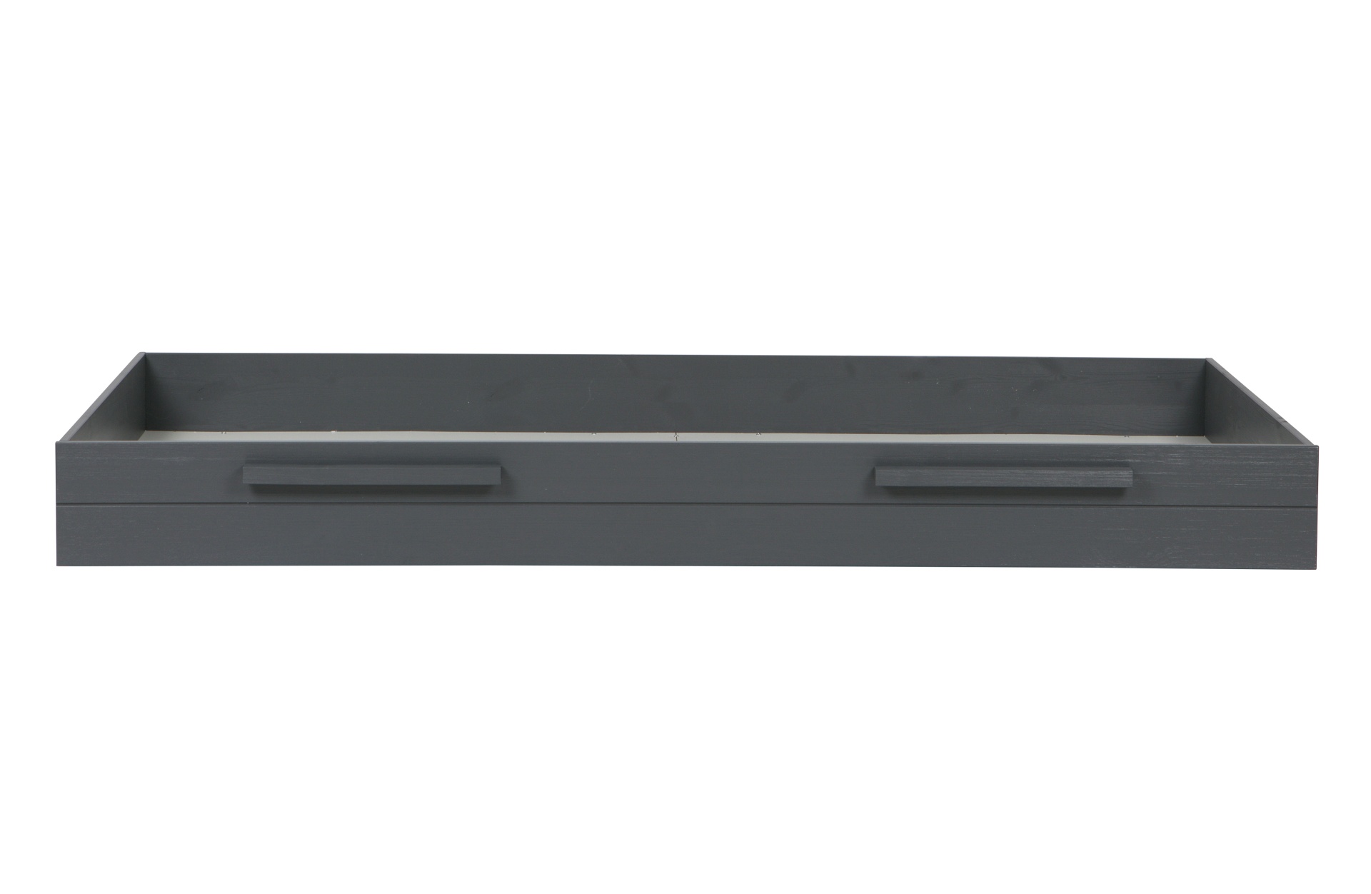 Bettkasten Dennis aus Kiefernholz, Dunkelgrau Bettkasten Dennis aus Kiefernholz, Dunkelgrau