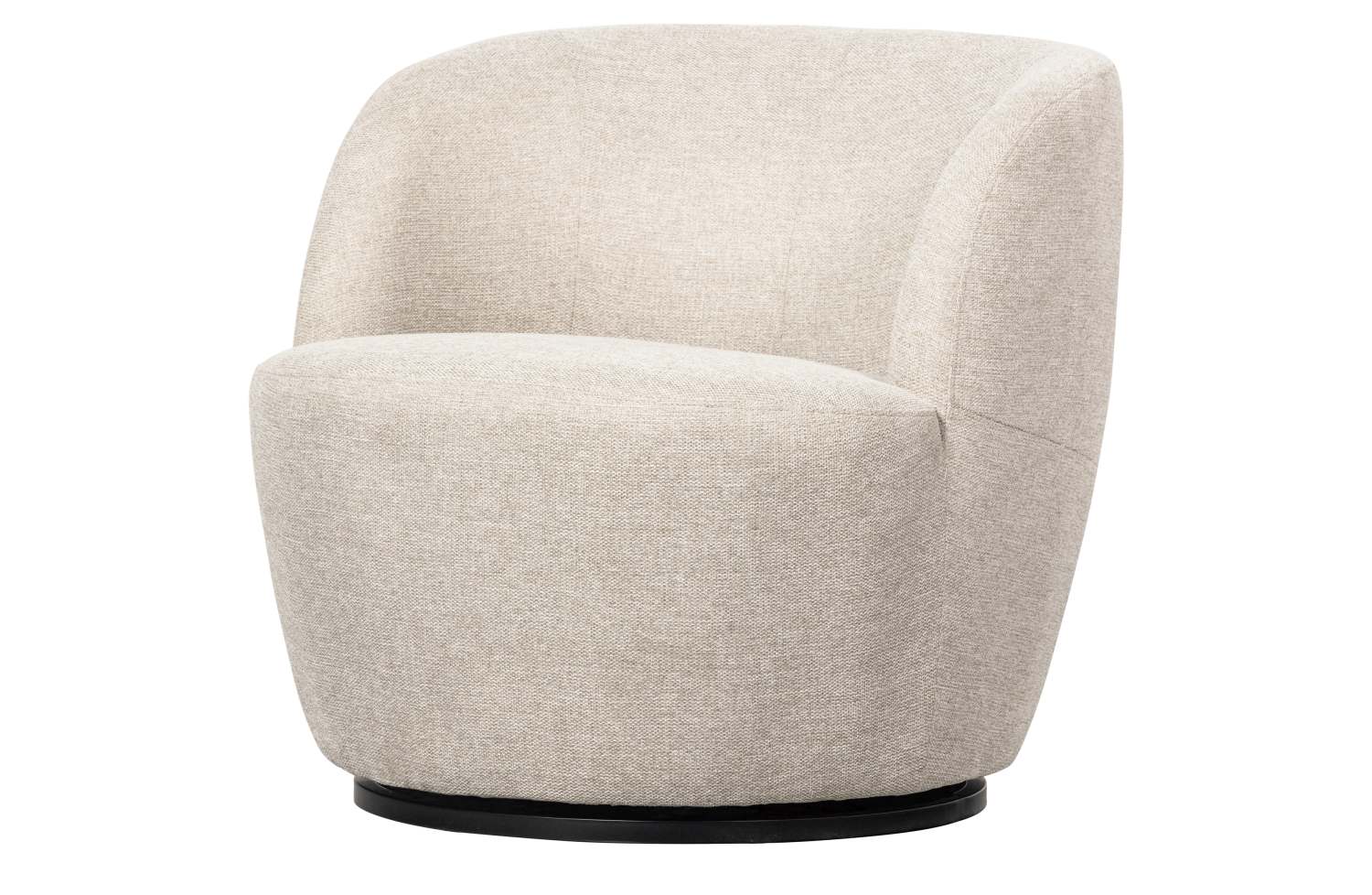 Der Drehsessel Serra überzeugt mit seinem modernen Design. Gefertigt wurde er aus Webstoff, welcher einen weißen Farbton besitzt. Das Gestell ist aus Metall und  hat eine schwarze Farbe. Die Sitzhöhe des Sessels beträgt 42 cm.