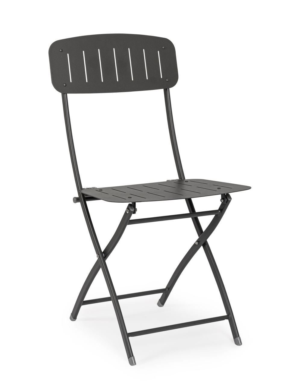 Gartenstuhl Yvonne aus Metall, Anthrazit Gartenstuhl Yvonne 2er-Set aus Metall, Anthrazit