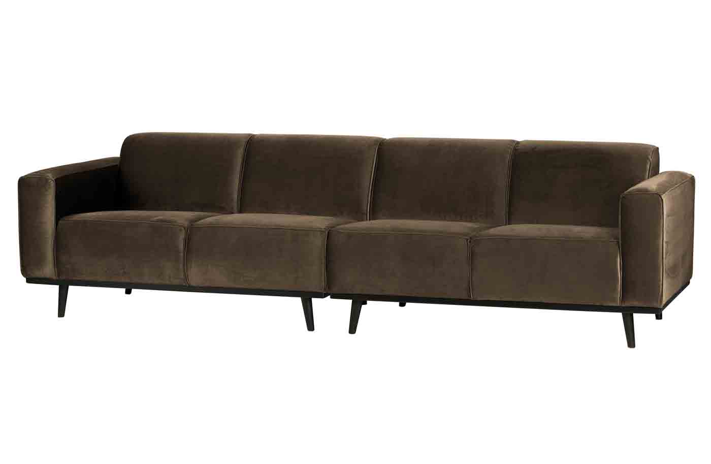Bigsofa Statement Samt, 280cm Taupe Bigsofa Statement Samt, 280cm Taupe