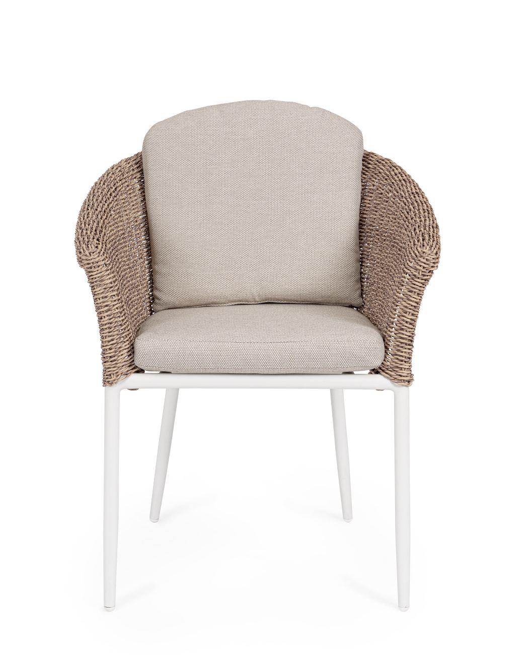 Gartenstuhl Oceana aus Aluminium, Natur