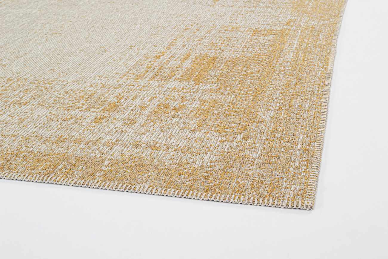 Teppich Silva aus Stoff Gelb/Creme, 160x230 cm